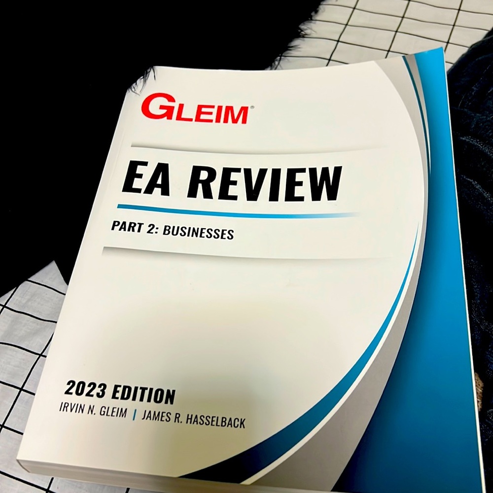 EA businesses - study material Gleim 2023